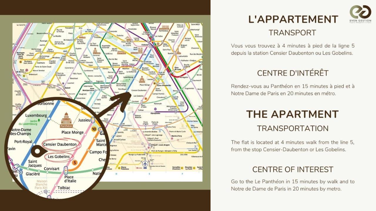 Appart 4Pers#Mouffetard#Port-Royal#La Sorbonne Παρίσι Εξωτερικό φωτογραφία